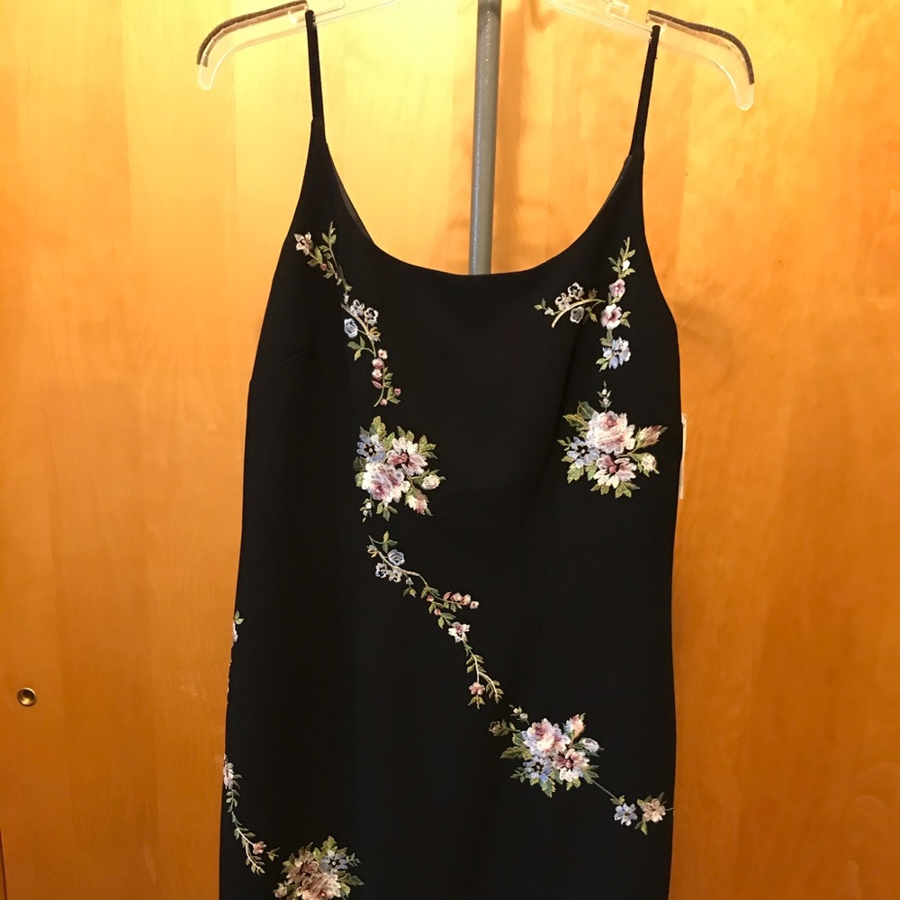 Floral embroidered dress